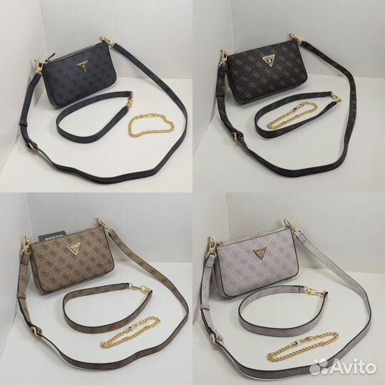 Сумка guess noelle mini 4g logo кросс-боди