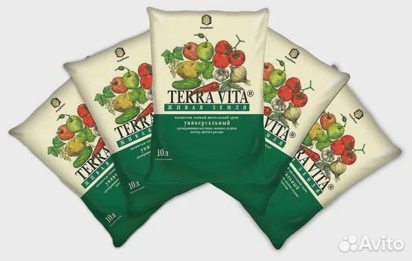 Земля с биогумусом на основе торфа