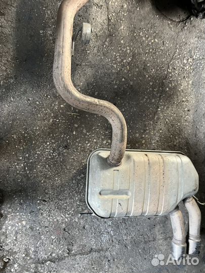 Глушитель VW Tiguan 2.0 08-16 левый руль