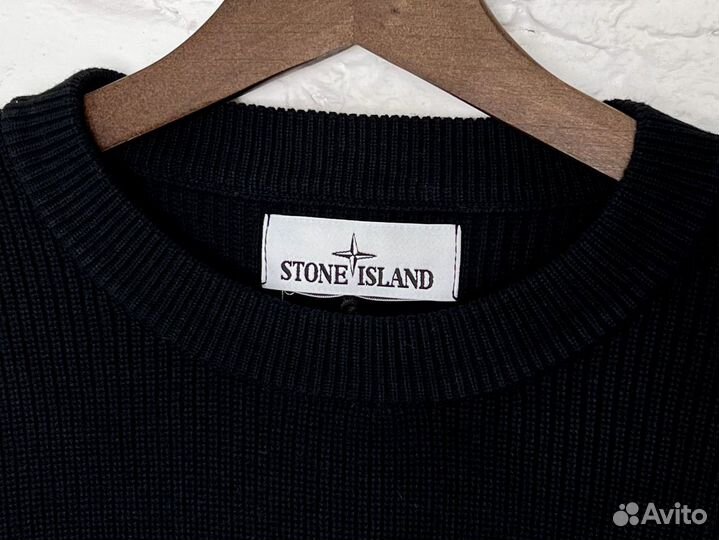 Свитер Stone Island Ribbed Black 22SS