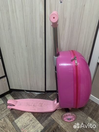 Чемодан самокат