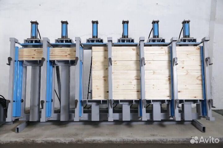 Гидравлический пресс для бруса и щита