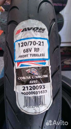 Мотошина 120 70 21 Avon Cobra Chrome