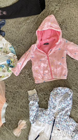 Большой пакет вещей для девочки
