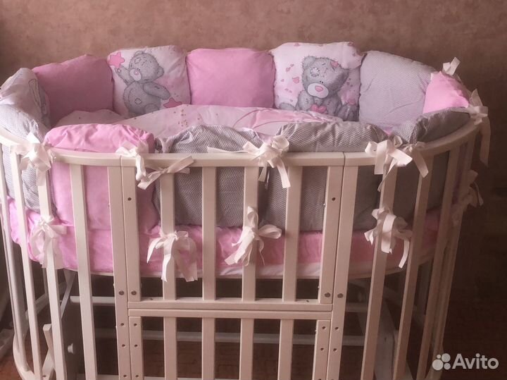 Бортики в детскую кроватку бу