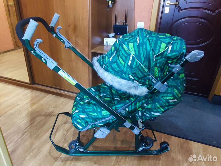 Санки коляска nika