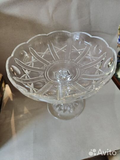 Ваза хрусталь