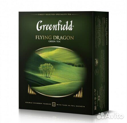 Чай Greenfield Flying Dragon Зелёный 100пакетиков