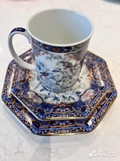 Японская чайная пара и костяного фарфора