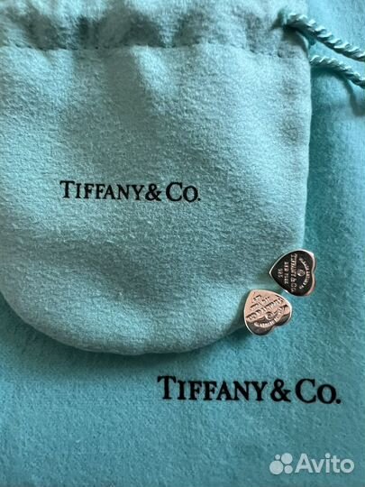 Сережки Tiffany & Co, новые, оригинал