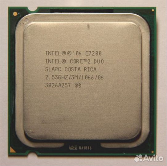 Intel Core 2 Duo E7200 2.53 GHz 2core 3Mb LGA775
