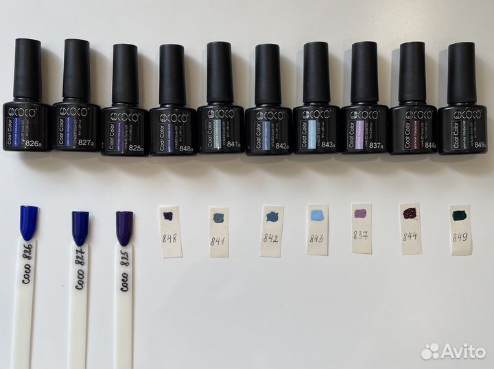 Гель-лак набор 10 шт