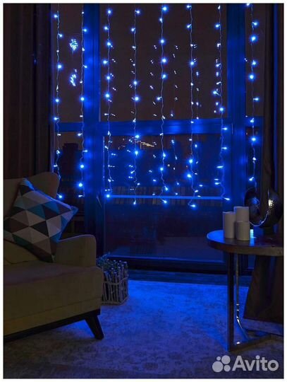 Гирлянда штора. Занавес