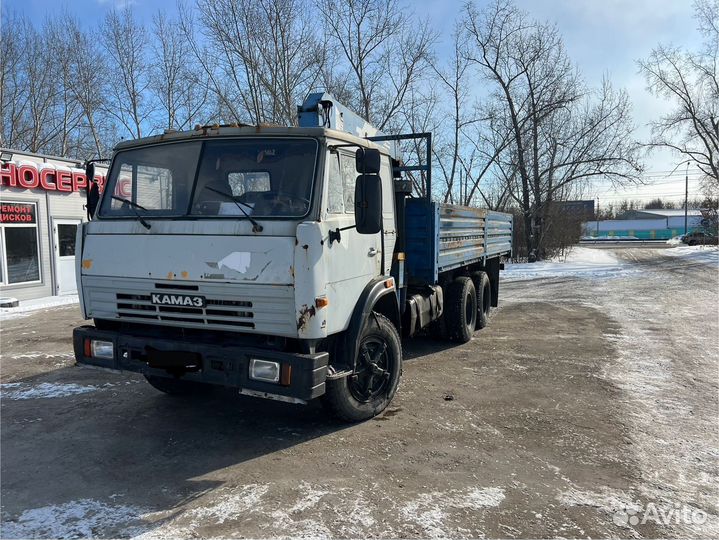 Бортовой грузовик КАМАЗ 5321 с КМУ Tadano, 1997