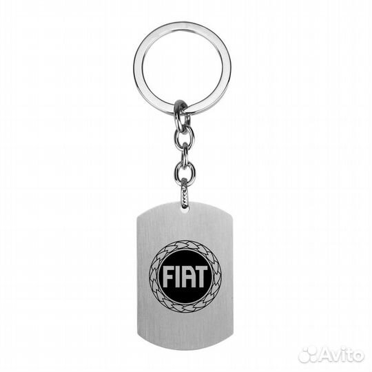 Брелок жетон для ключей с логотипом 