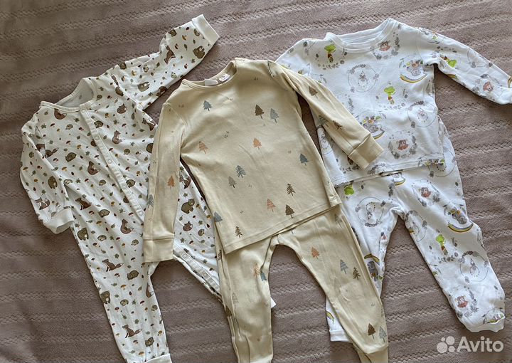 Пижамы для девочки Zara, h&m