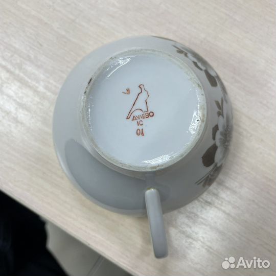 Чайные пары Дулево Цветы (сзр)