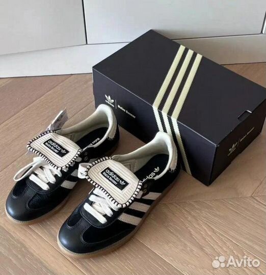 Wales Bonner x Adidas Samba Pony Tonal Core Black