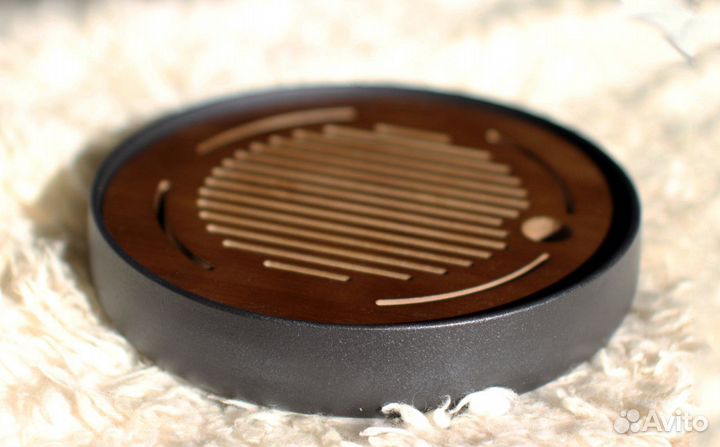 Керамическая чабань с бамбуковым верхом