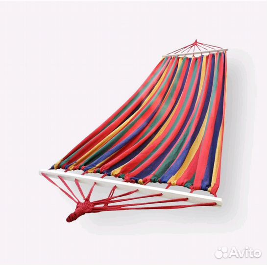 Гамак двухместный новый подвесной садовый