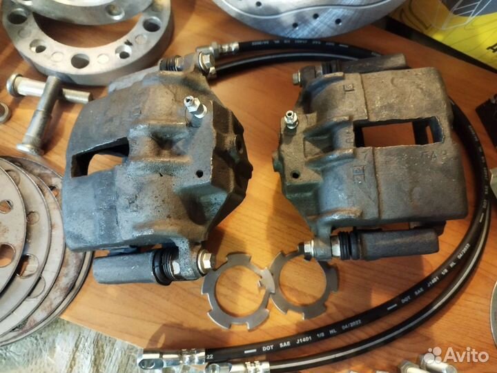 Дисковые тормоза УАЗ военные мосты