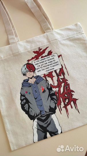 Cумка шопер аниме Todoroki Shouto