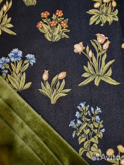 Ткань гобеленовая Мильфлёр Уильям Моррис