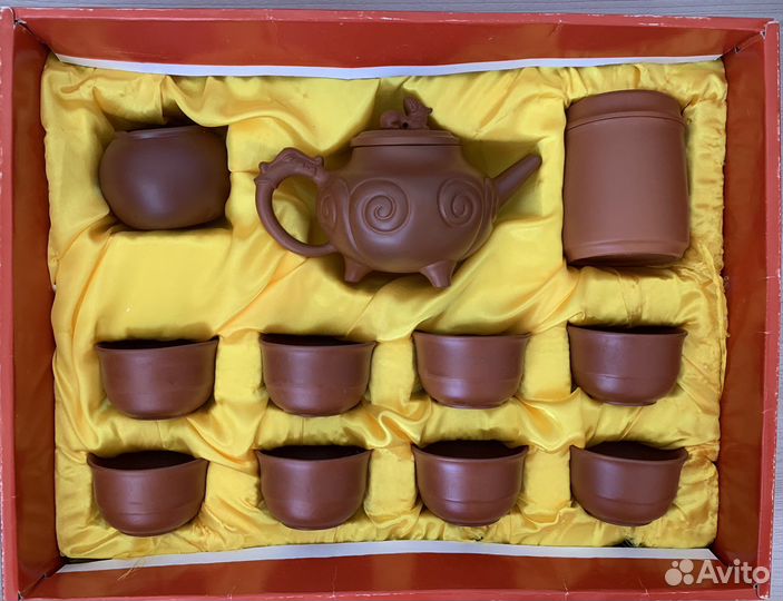 Китайский чайный набор из глины