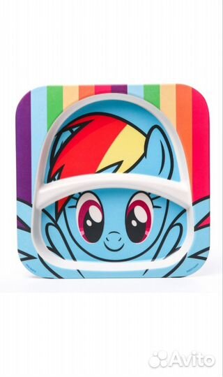 Тарелка детская из бамбука новая