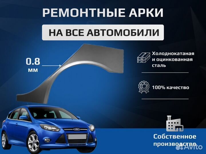 Арки кузова Mitsubishi Outlander 2 XL