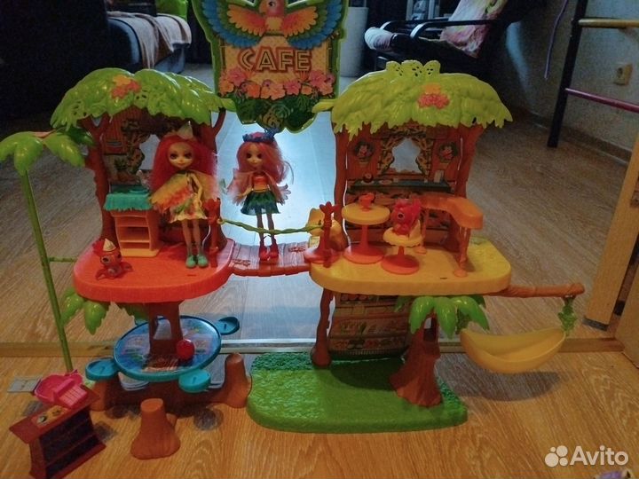 Энчентималс кафе попугаев