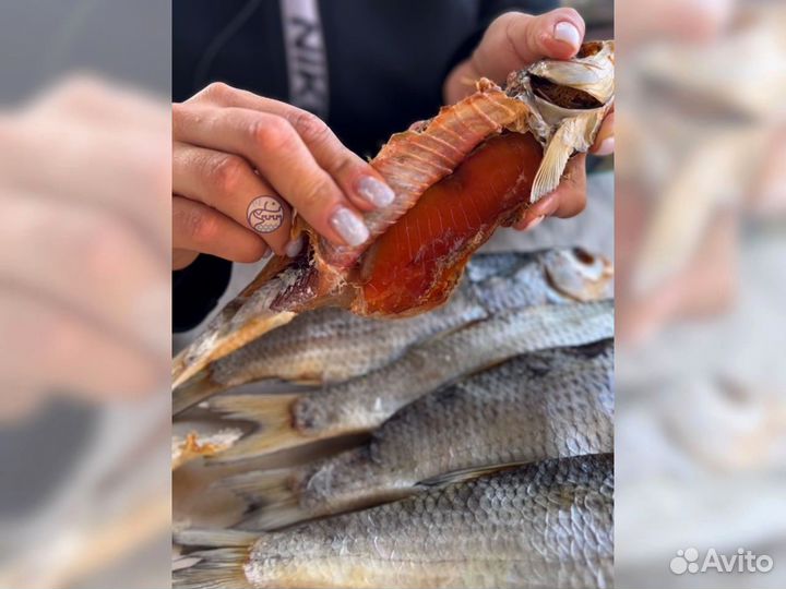 Вобла вяленая с икрой