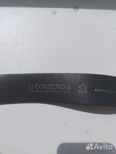 Мужской кожаный ремень TJ Collection италия