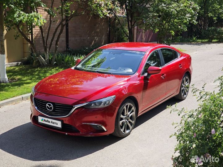 Mazda 6 2.5 AT, 2016, 166 560 км