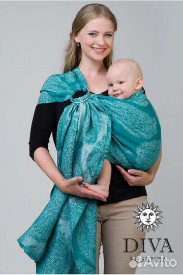 Слинг с кольцами слинг шарф Diva Carrot Dolcino