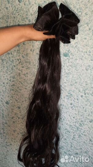 Волосы на заколках искусственные 60 см