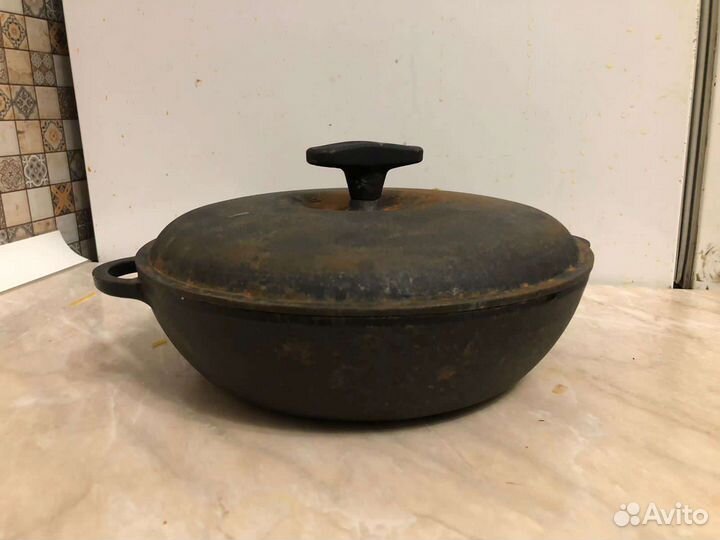 Чугунная сковорода-жаровня Syton