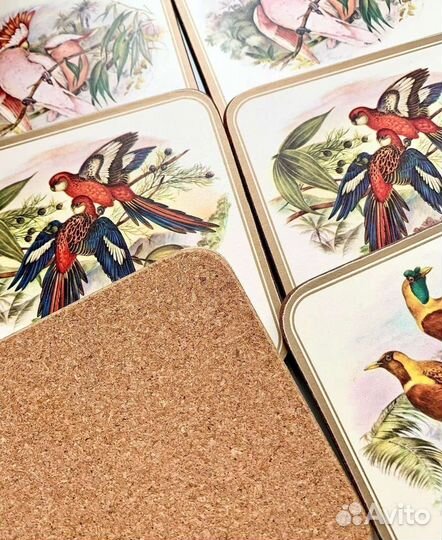 Подставки, плейсматы и шкатулка из Англии