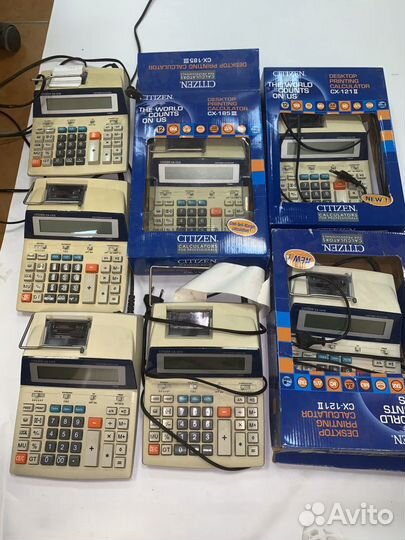 Калькулятор Citizen CX121, 123, 146 с печатью