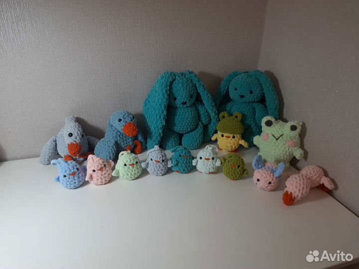 Вязаные игрушки ручной работы