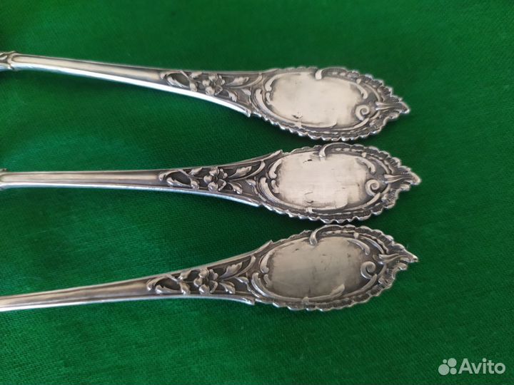 Ложки серебро 84 проба Густав Клингерт