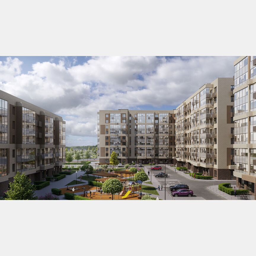 2-к. квартира, 61,5 м², 7/9 эт.