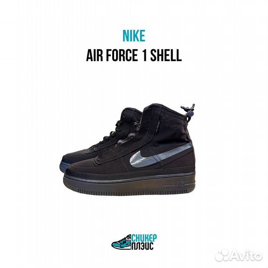 Кроссовки Nike Air Force 1 High Shell (Black)