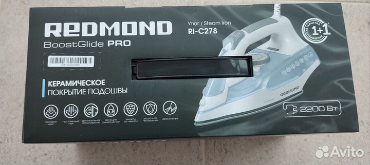 Утюг redmond ri-C278, новый