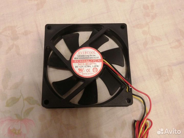 Вентилятор корпусный 80х80мм