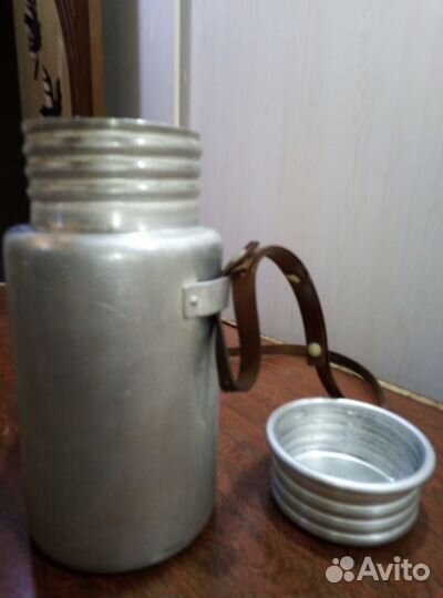 Бидон фляга алюминиевый 2л, СССР