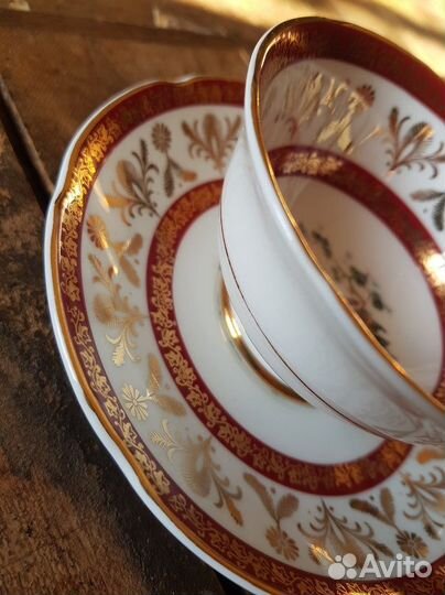 Чайное трио Royal Grafton винтаж Англия