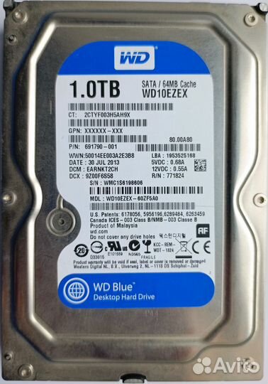 Hdd 1 tb WD blue
