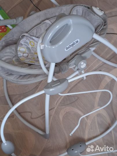 Качели Babyton Funny Time 2в1 электрон. Grey (б/у)