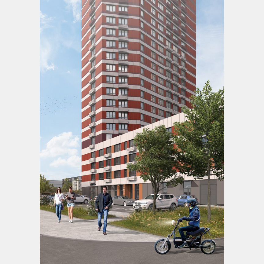 3-к. квартира, 78,3 м², 20/25 эт.